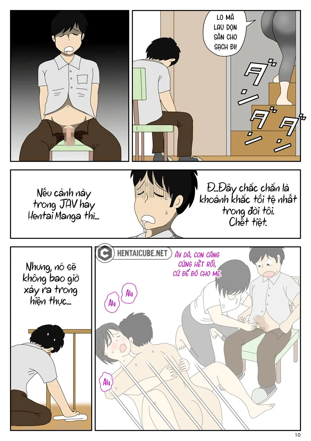 Bị mẹ phát hiện đang rình trộm thủ dâm [Onaneta... - Chap 1 - 11