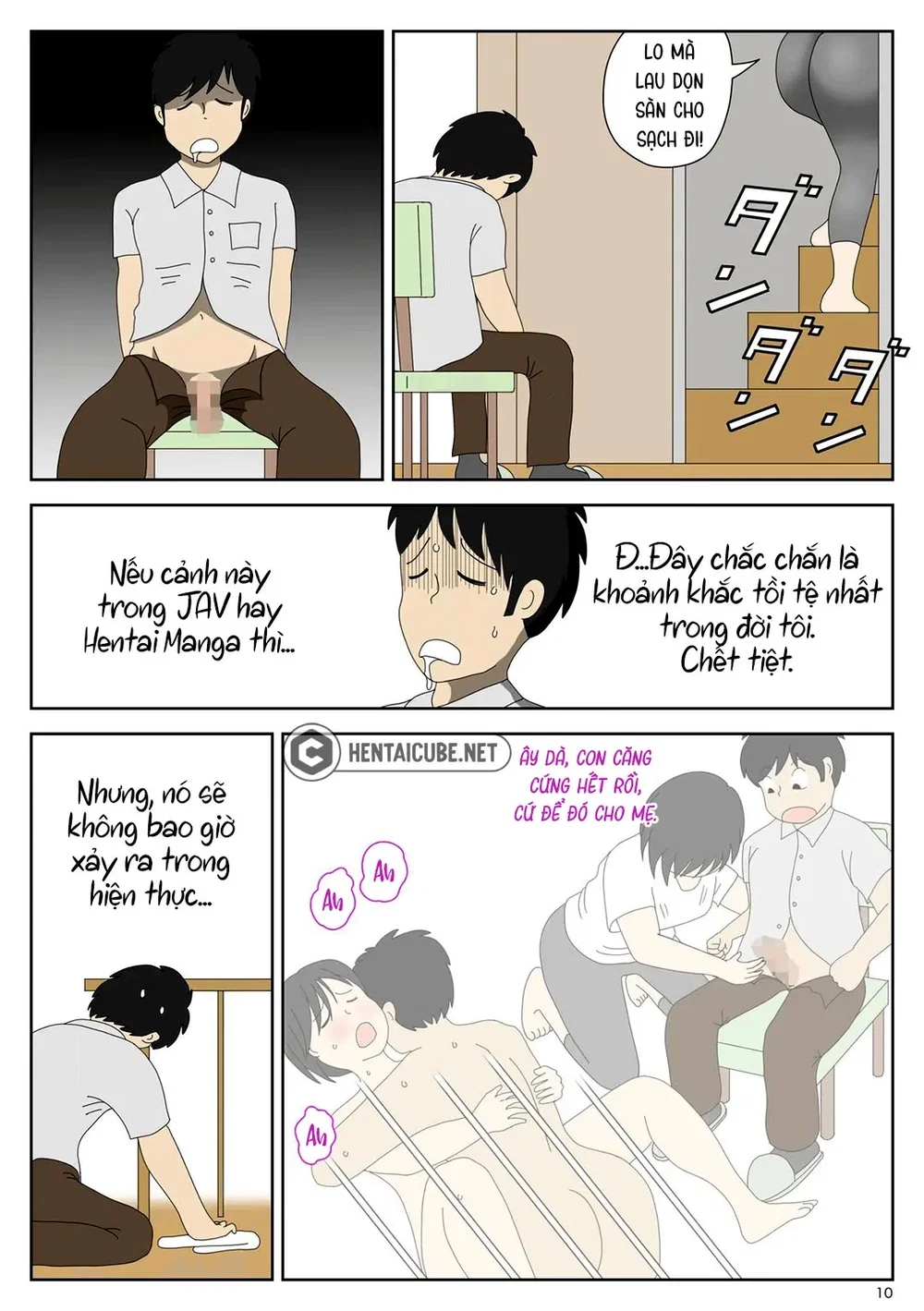 Bị mẹ phát hiện đang rình trộm thủ dâm [Onaneta... - Chap 1 - 11