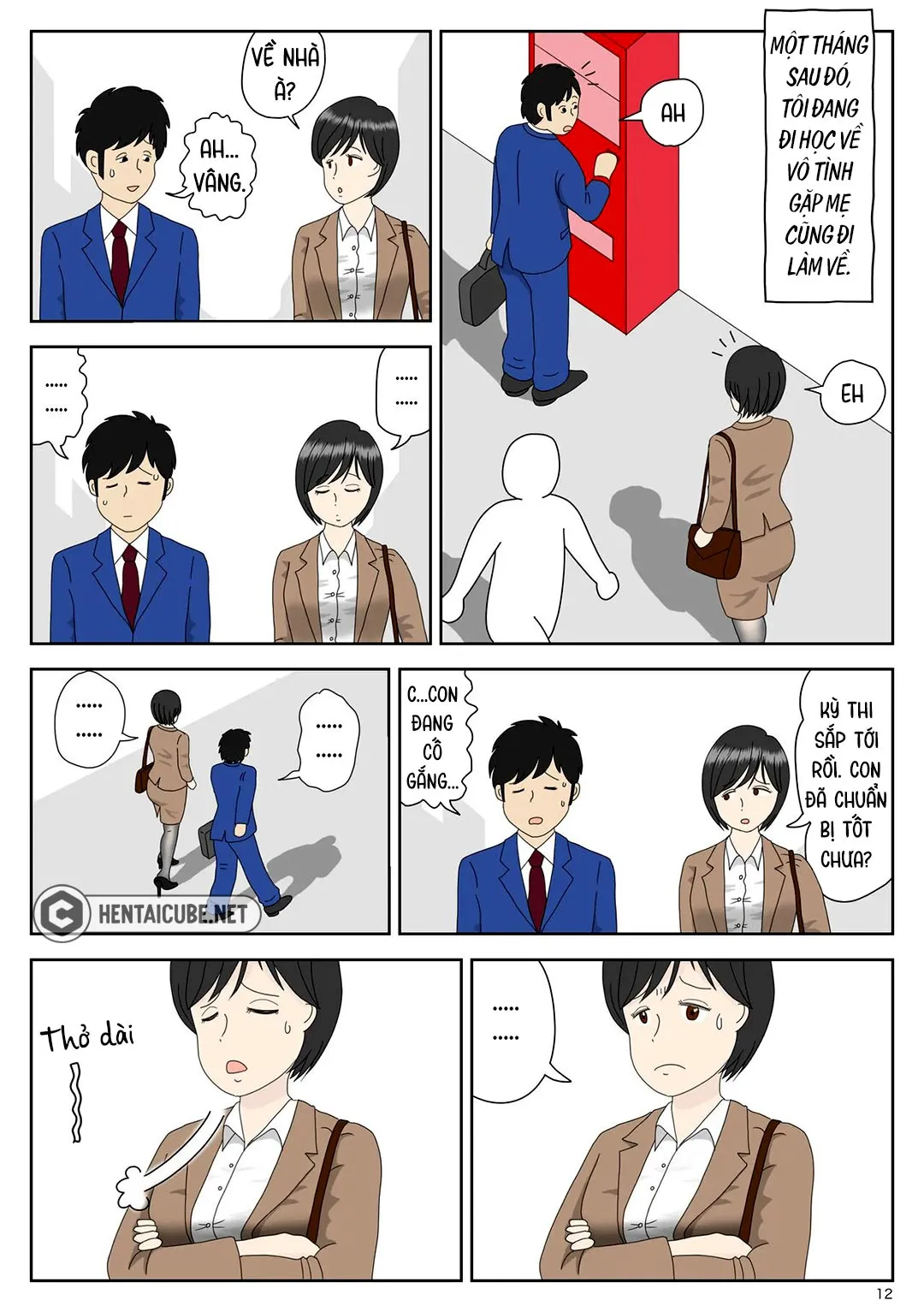 Bị mẹ phát hiện đang rình trộm thủ dâm [Onaneta... - Chap 1 - 13