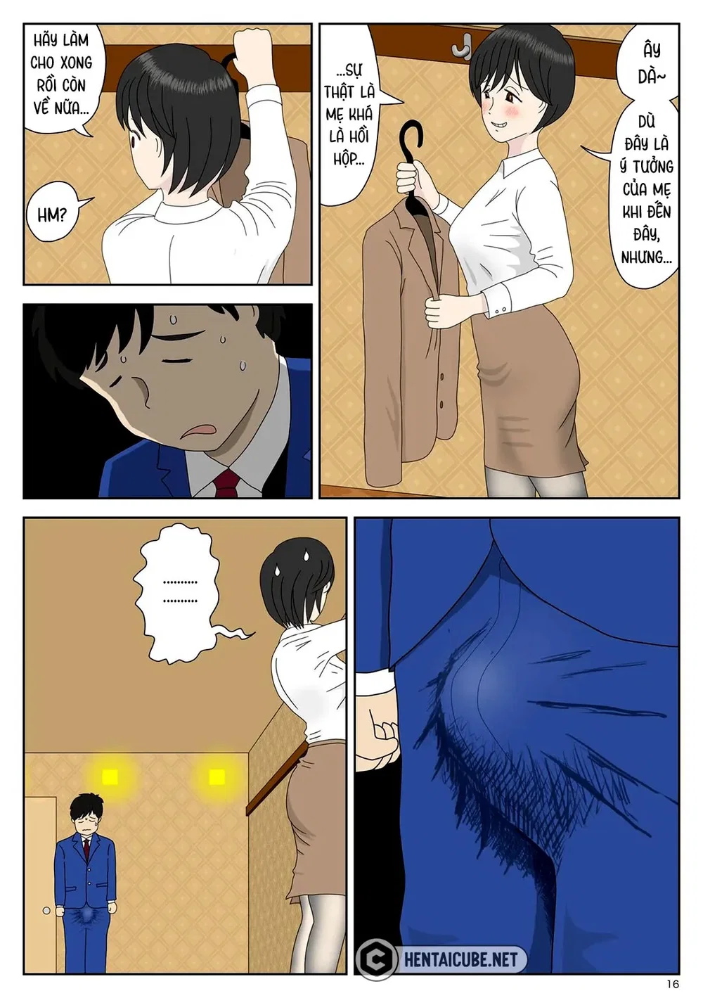 Bị mẹ phát hiện đang rình trộm thủ dâm [Onaneta... - Chap 1 - 17