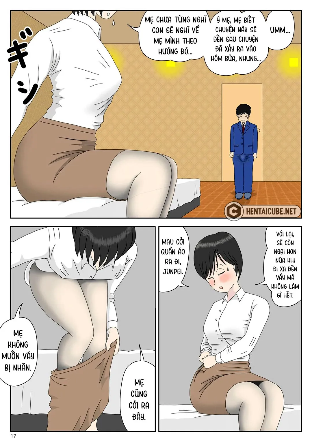 Bị mẹ phát hiện đang rình trộm thủ dâm [Onaneta... - Chap 1 - 18