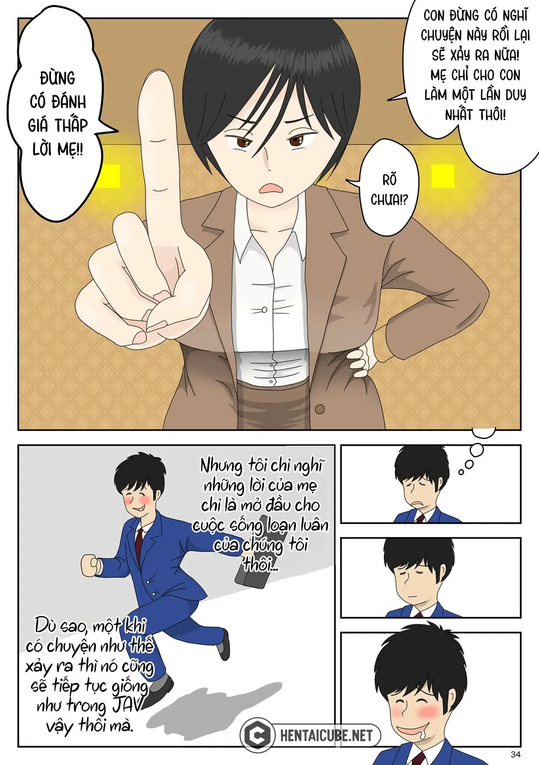 Bị mẹ phát hiện đang rình trộm thủ dâm [Onaneta... - Chap 1 - 35