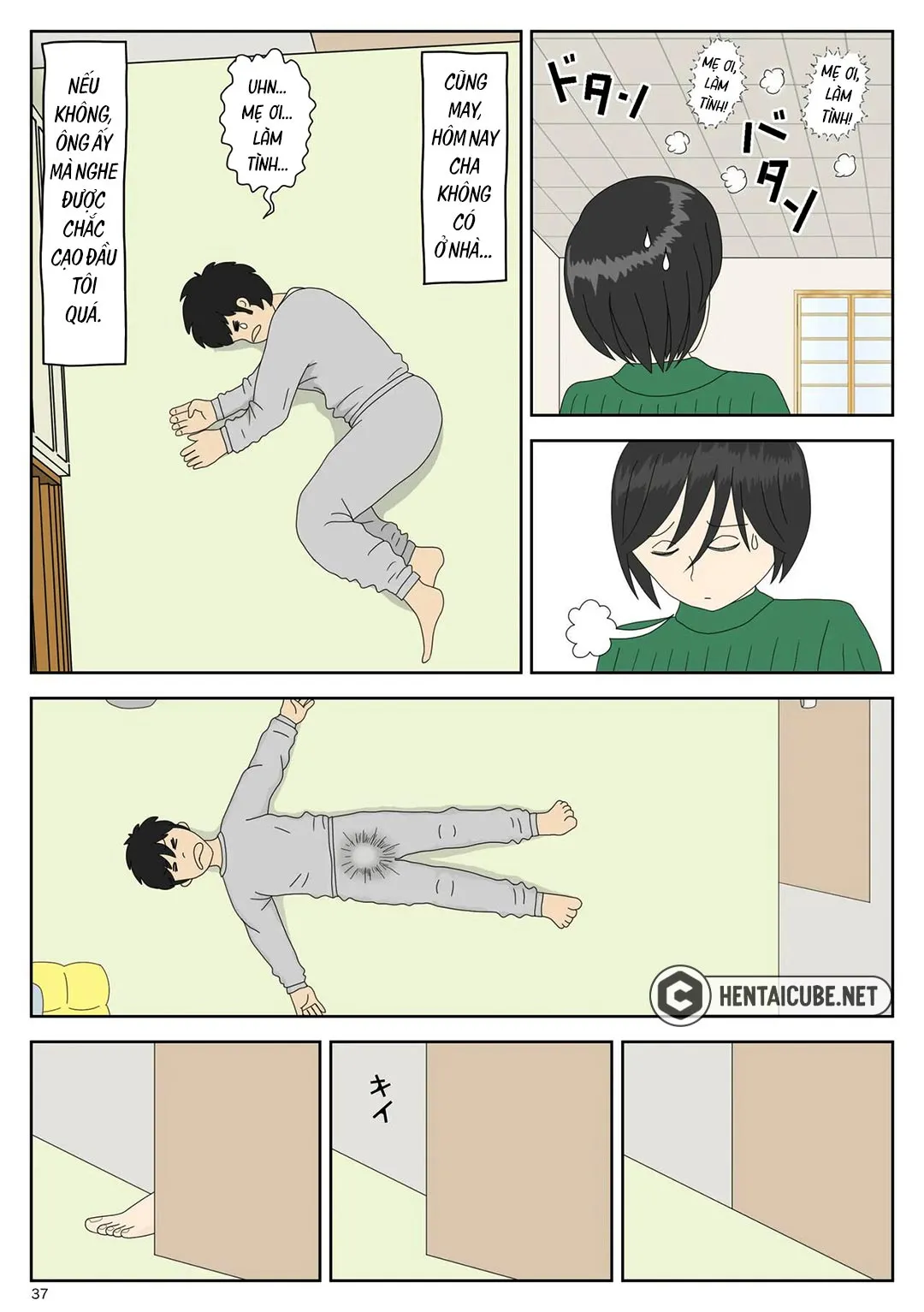 Bị mẹ phát hiện đang rình trộm thủ dâm [Onaneta... - Chap 1 - 38