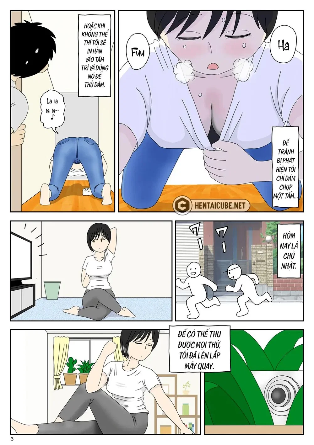 Bị mẹ phát hiện đang rình trộm thủ dâm [Onaneta... - Chap 1 - 4
