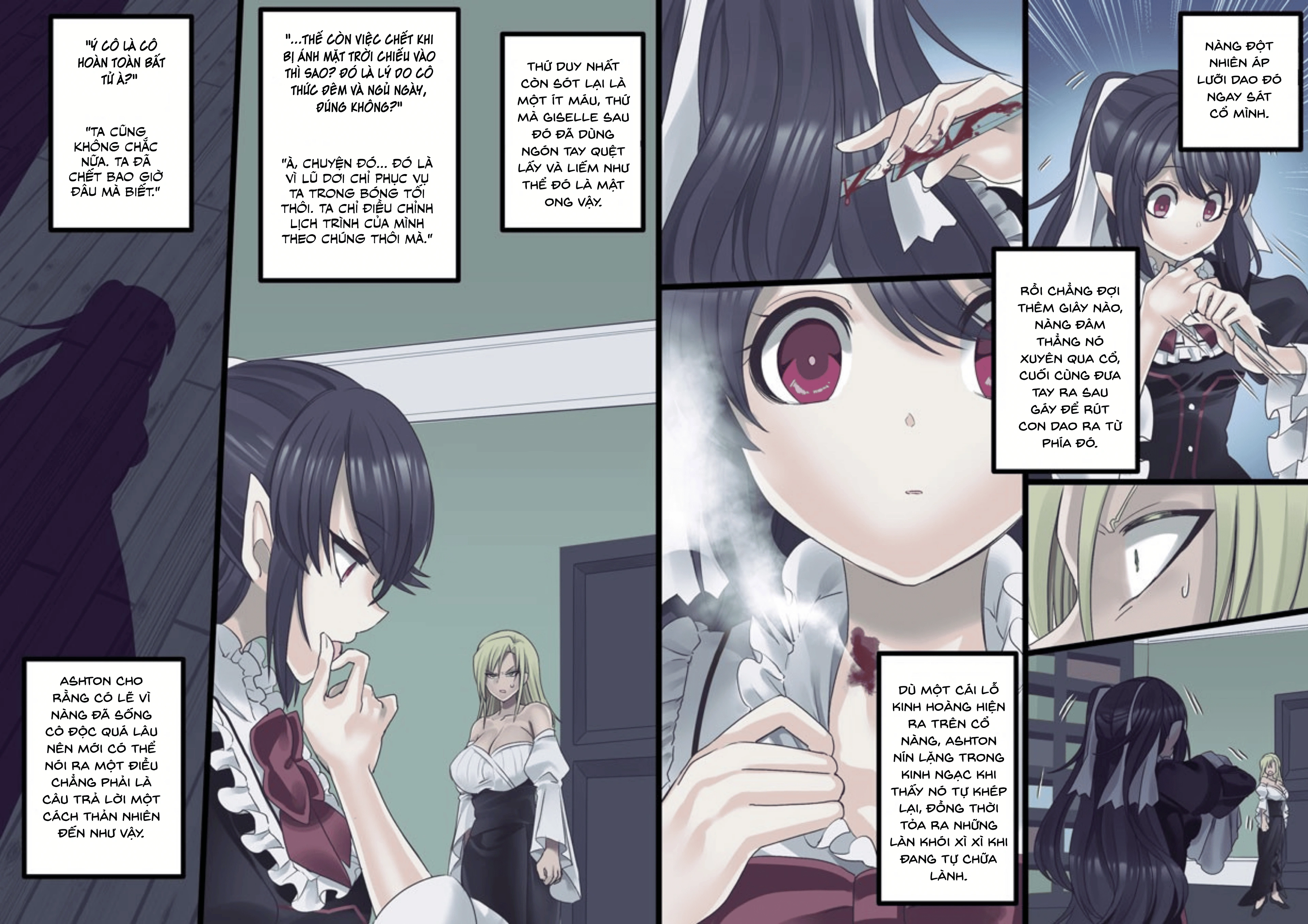 Câu chuyện về việc bị một nữ ma cà rồng xinh đẹ... - Chap 5 - 13