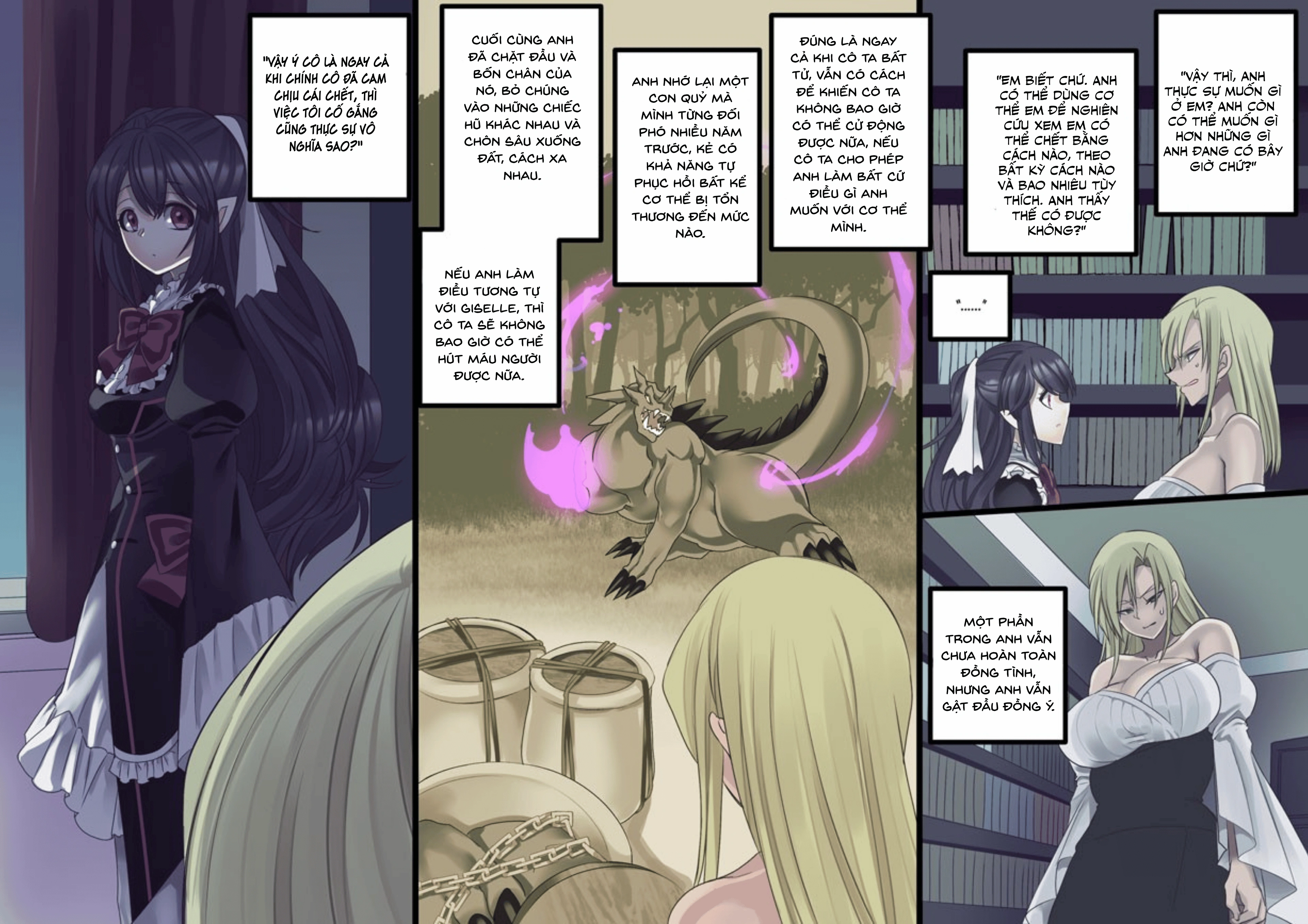 Câu chuyện về việc bị một nữ ma cà rồng xinh đẹ... - Chap 5 - 14