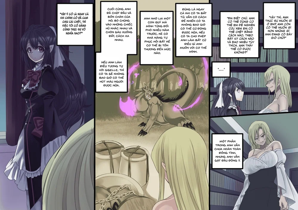 Câu chuyện về việc bị một nữ ma cà rồng xinh đẹ... - Chap 5 - 14
