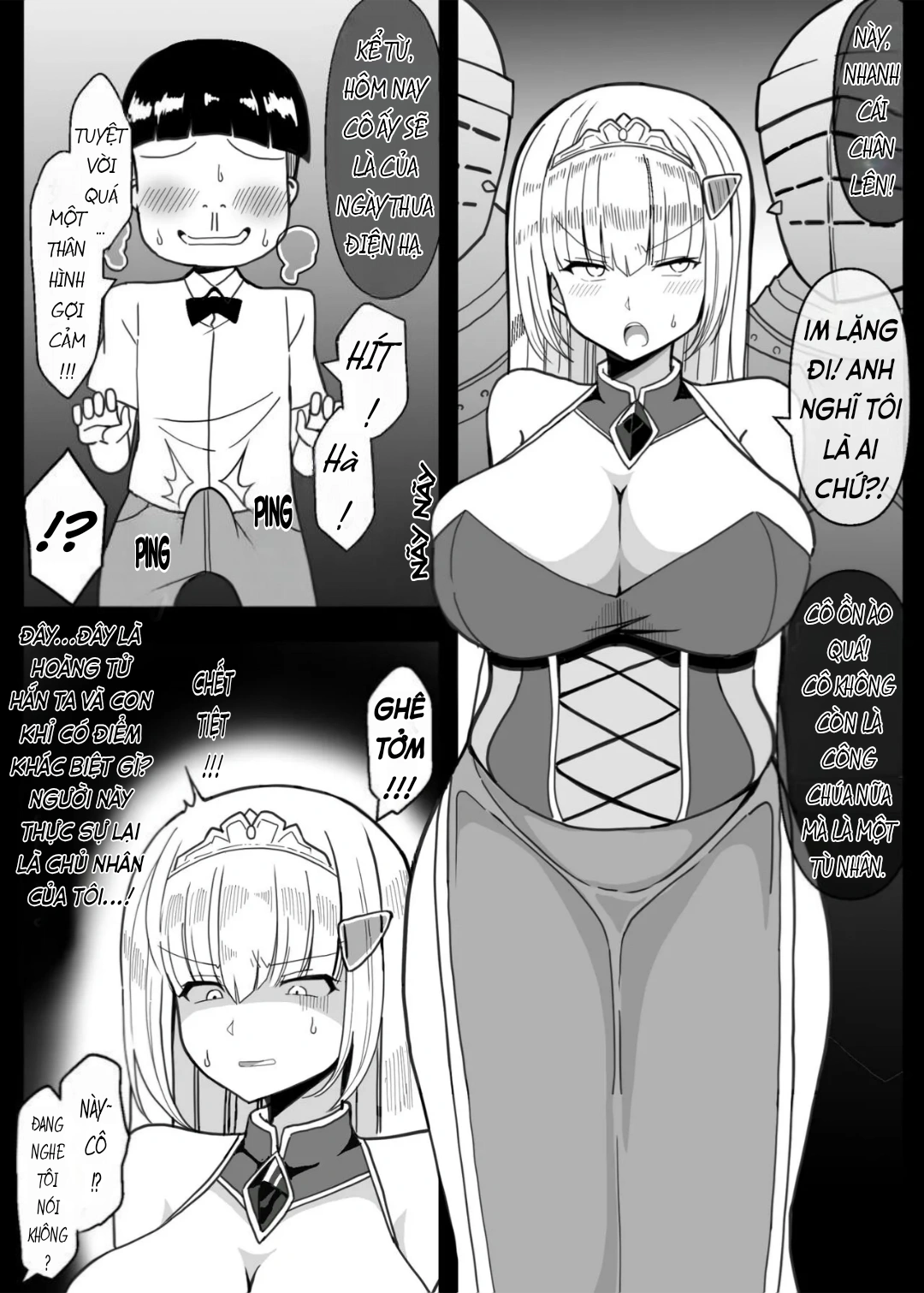 Công chúa rơi vào tay một đứa trẻ hư hỏng. - Oneshot - 3