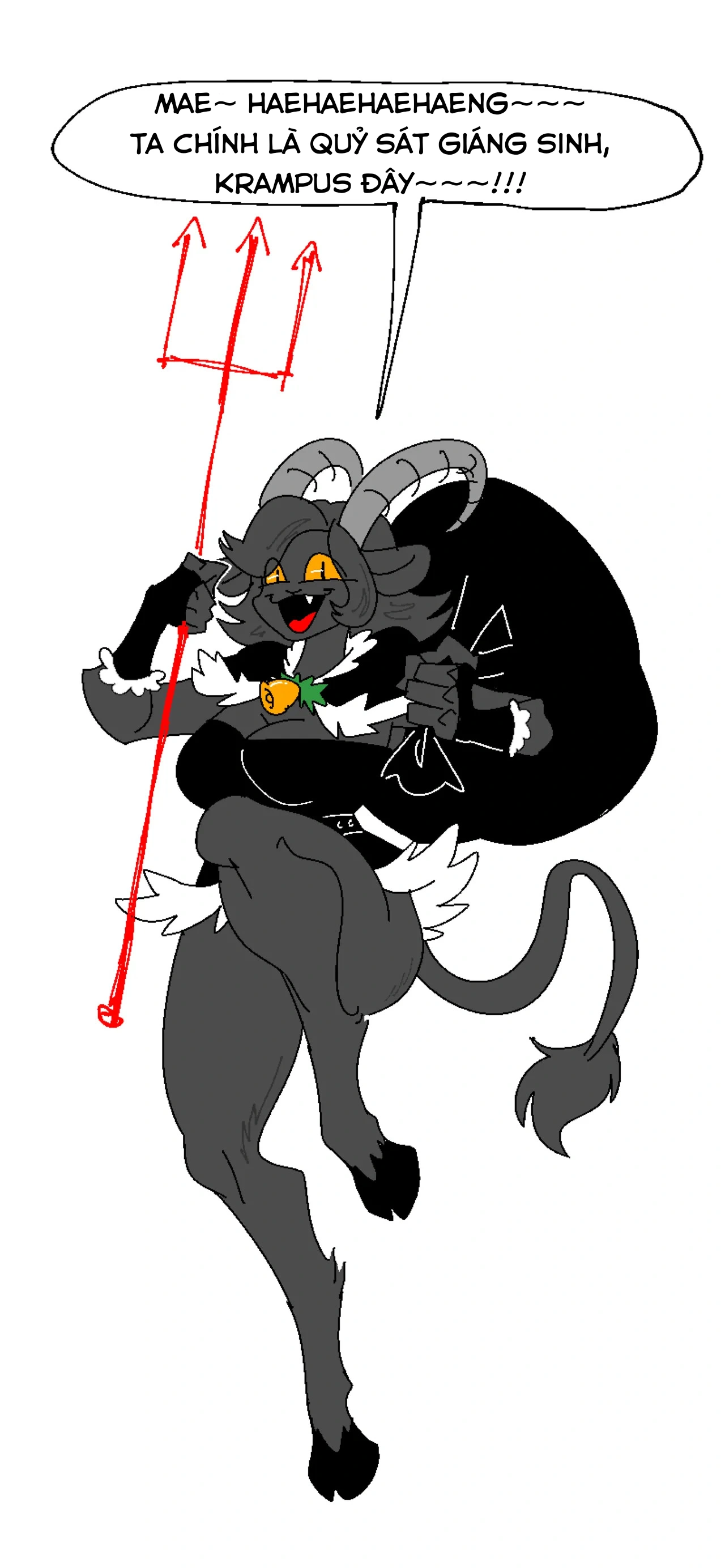 Christmas Devil, Krampus's thick pussy flesh an... - Oneshot Can Keo - 2