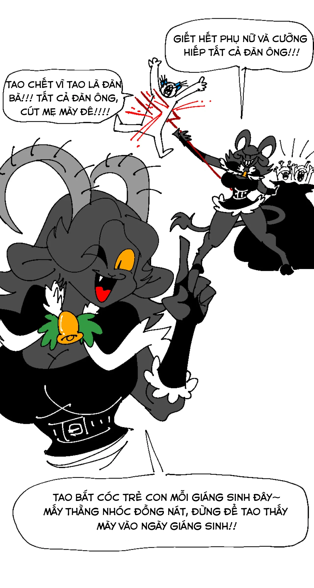 Christmas Devil, Krampus's thick pussy flesh an... - Oneshot Can Keo - 3