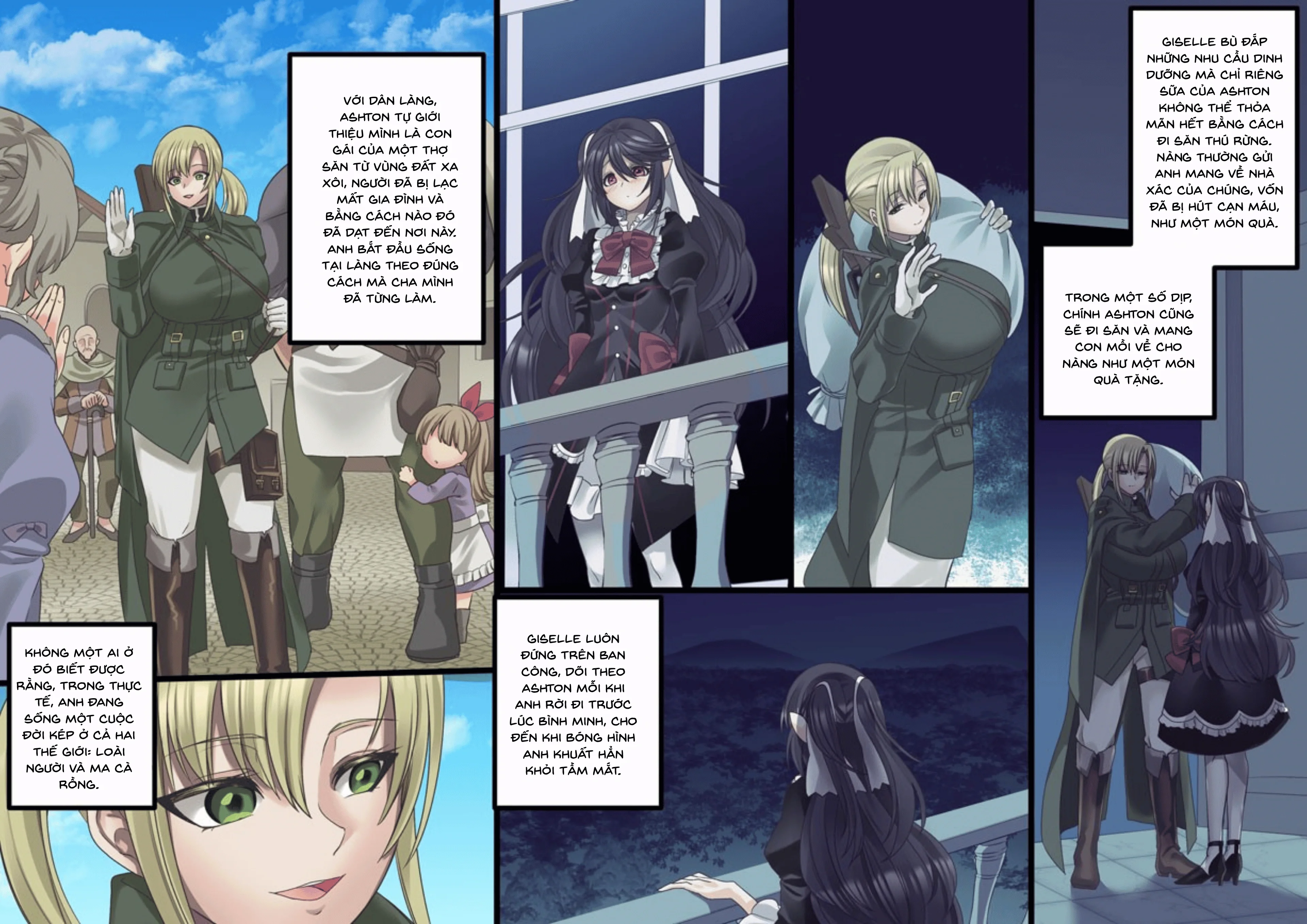 Câu chuyện về việc bị một nữ ma cà rồng xinh đẹ... - Chap 16(end) - 12