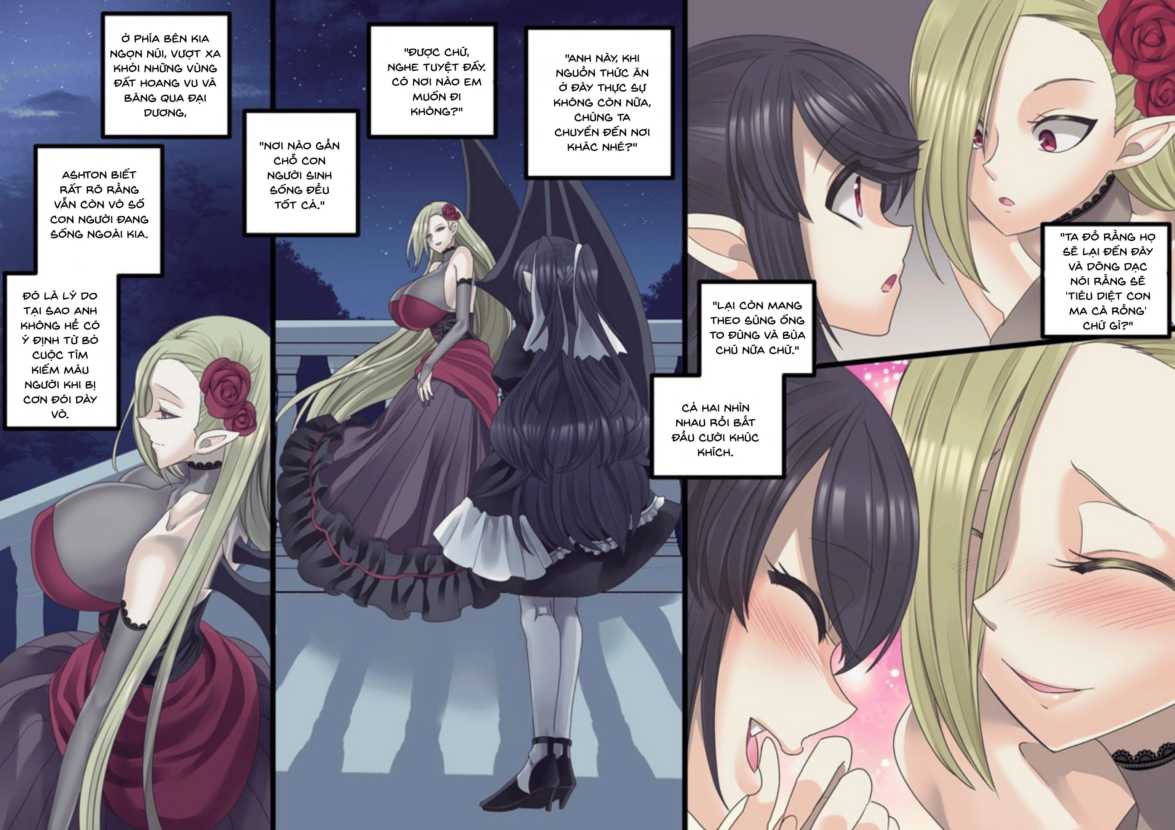 Câu chuyện về việc bị một nữ ma cà rồng xinh đẹ... - Chap 15 - 12