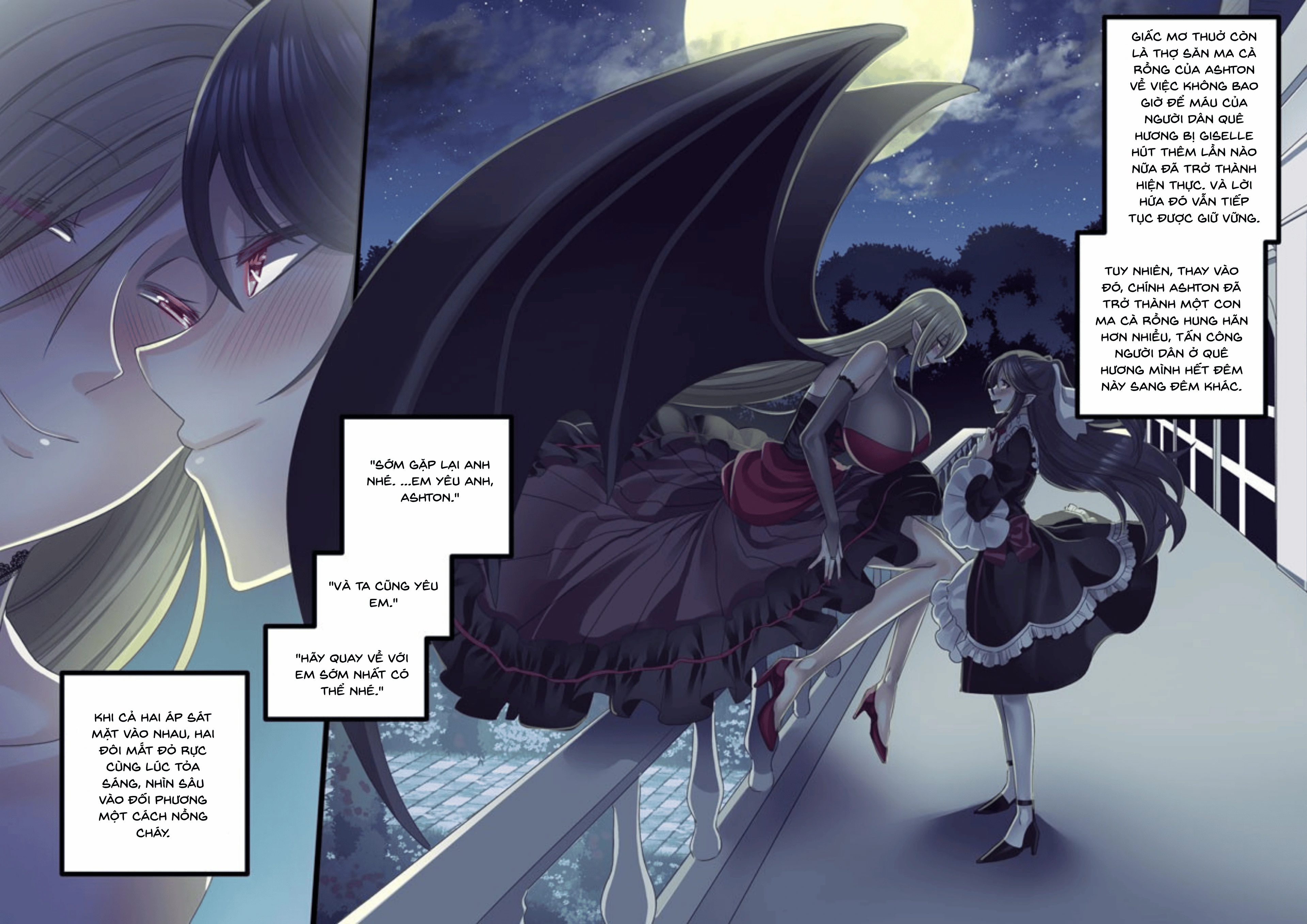 Câu chuyện về việc bị một nữ ma cà rồng xinh đẹ... - Chap 15 - 13