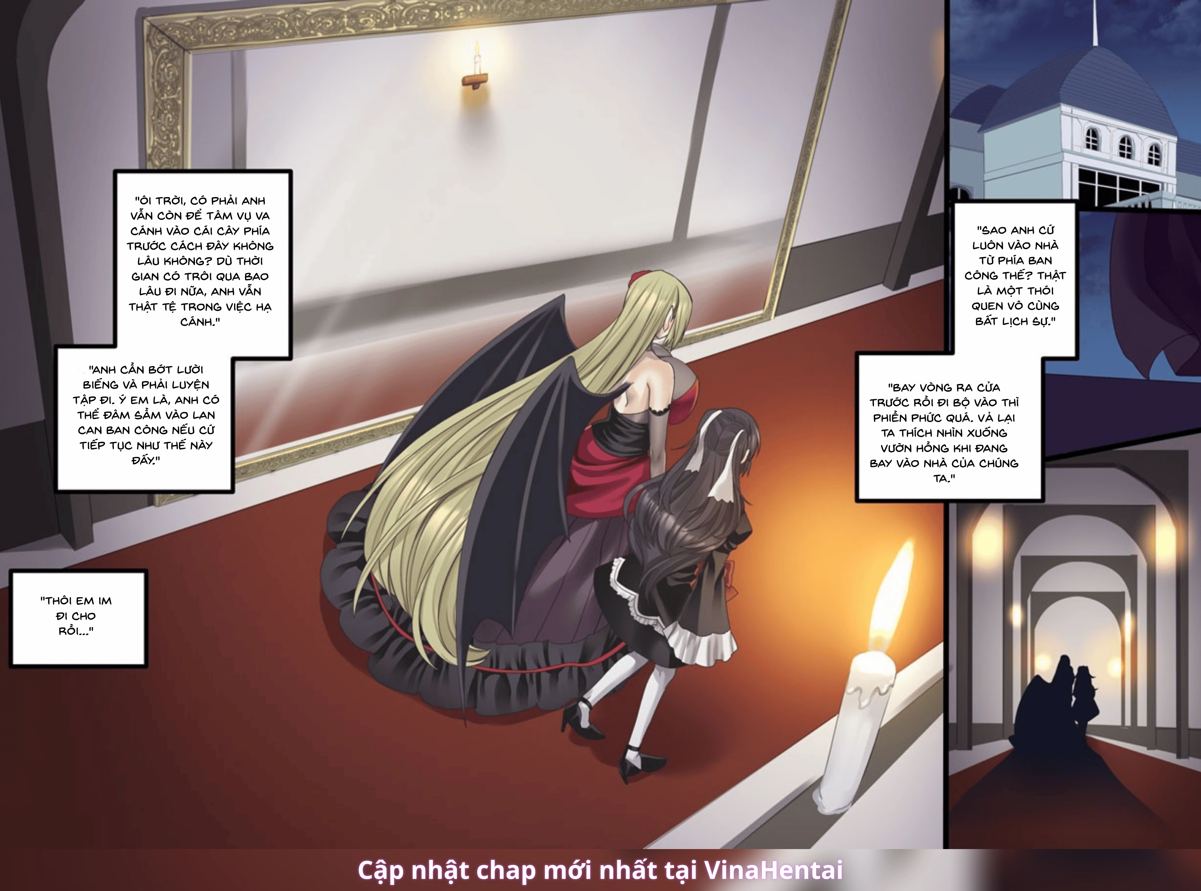 Câu chuyện về việc bị một nữ ma cà rồng xinh đẹ... - Chap 15 - 4