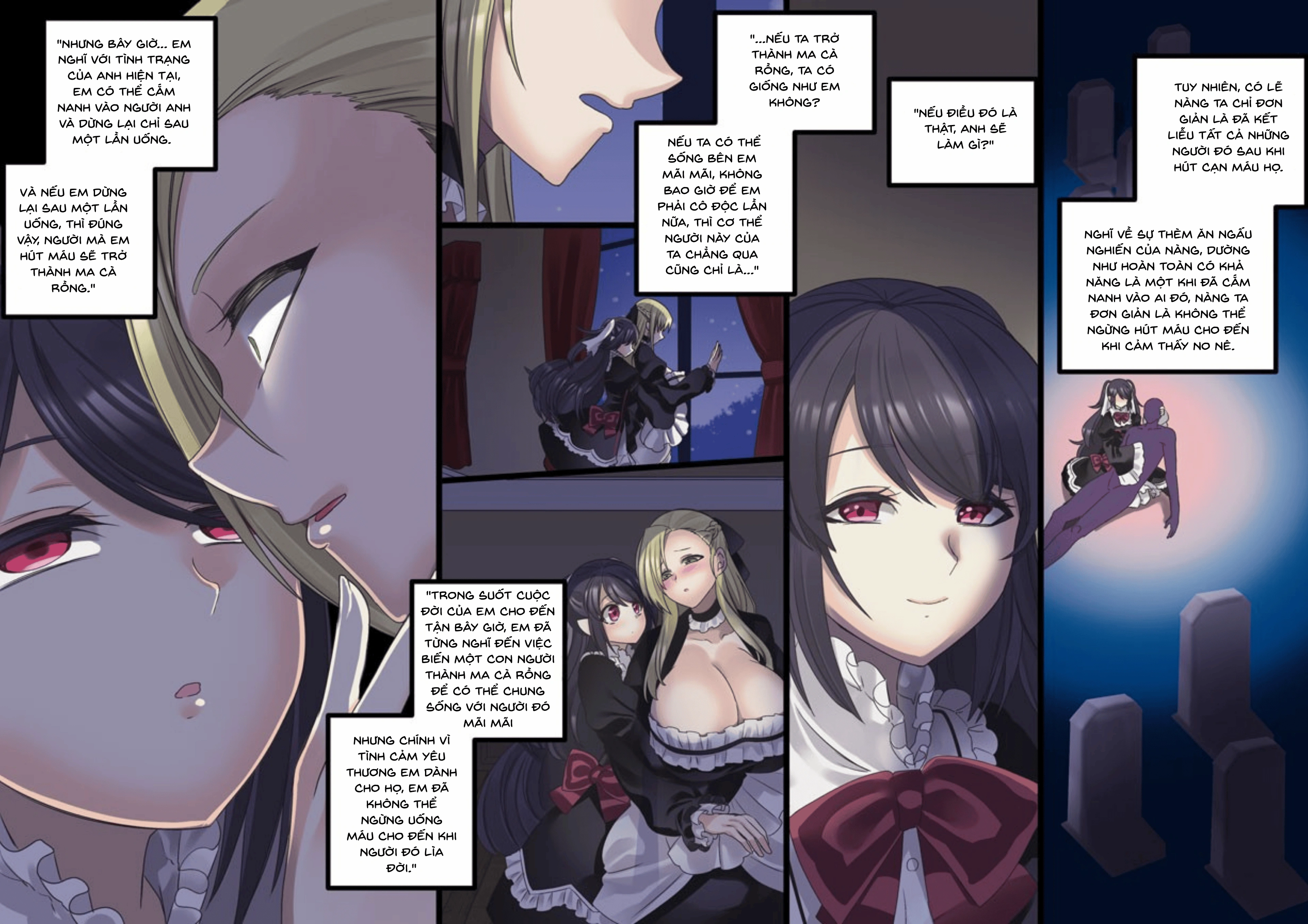 Câu chuyện về việc bị một nữ ma cà rồng xinh đẹ... - Chap 13 - 12