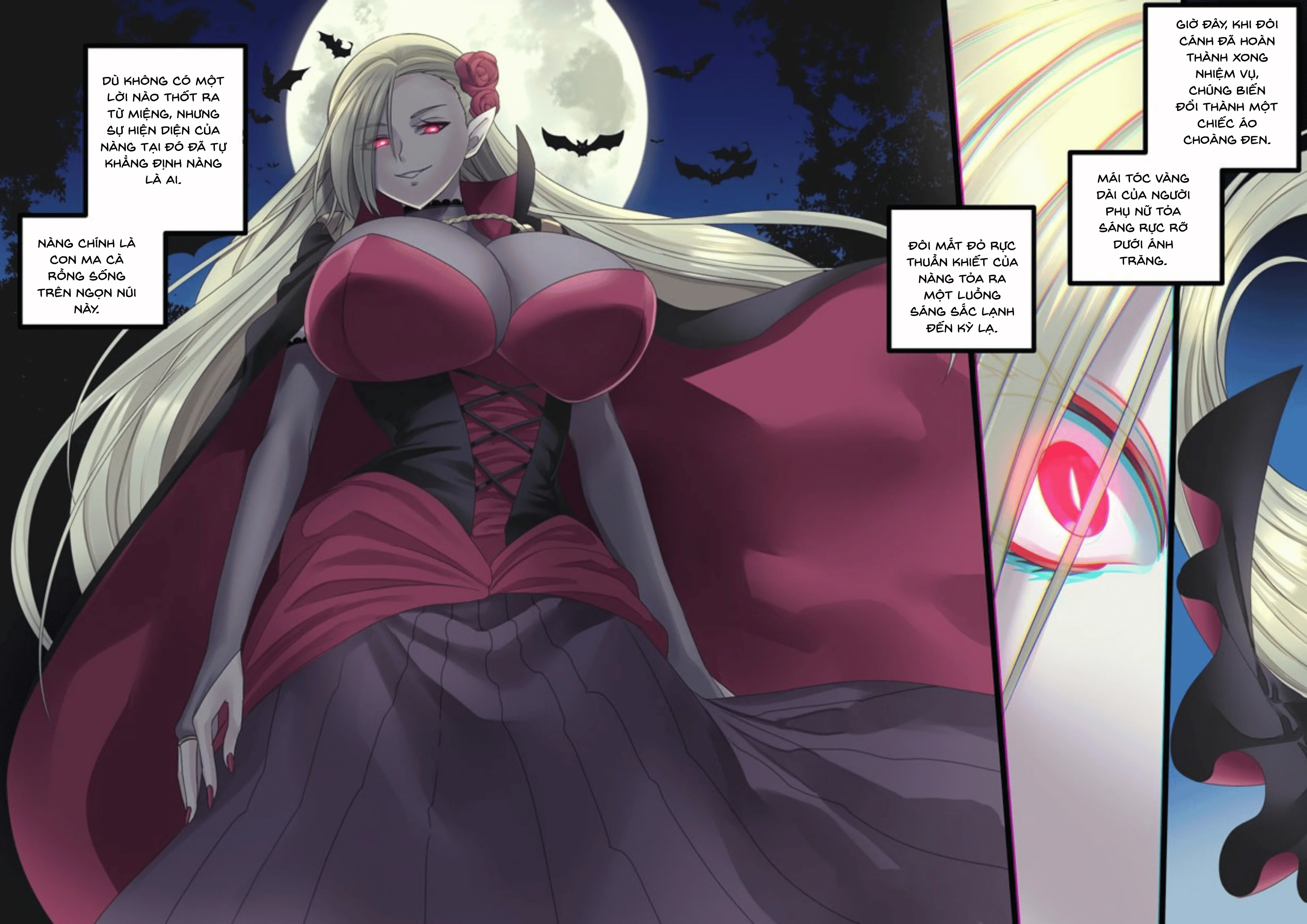 Câu chuyện về việc bị một nữ ma cà rồng xinh đẹ... - Chap 14 - 13