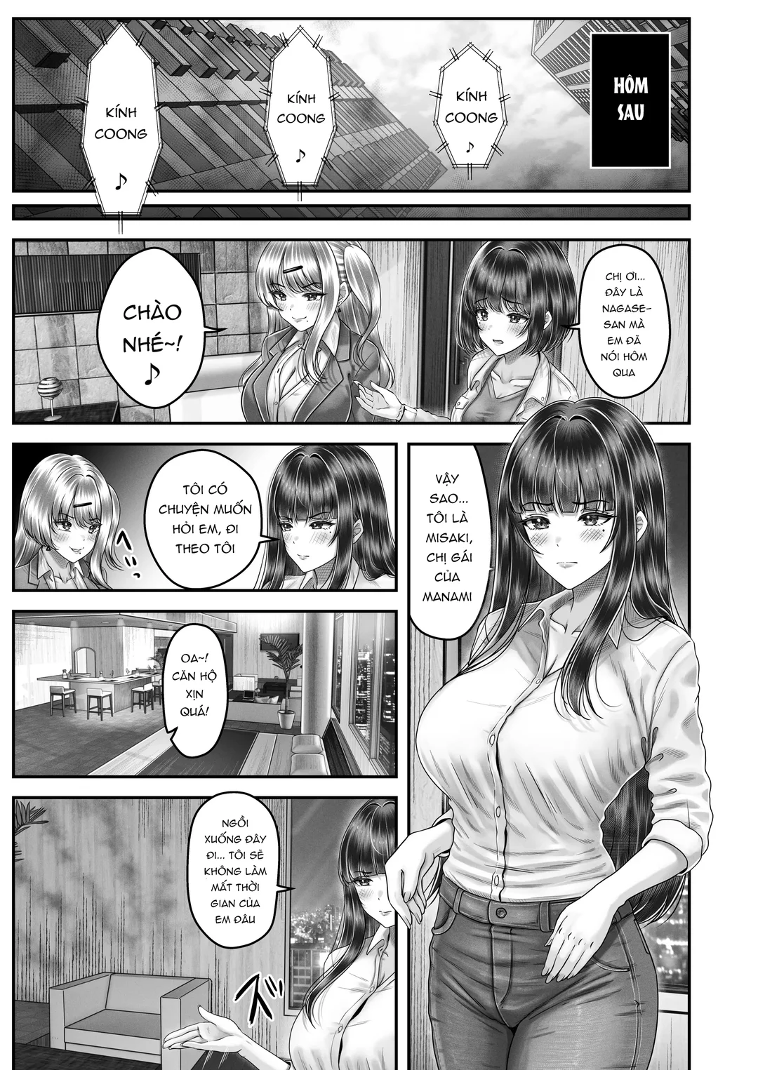 Làm tình với cặp chị em nóng bỏng - Chap 3 - Khủng hoảng hai chị em - 13