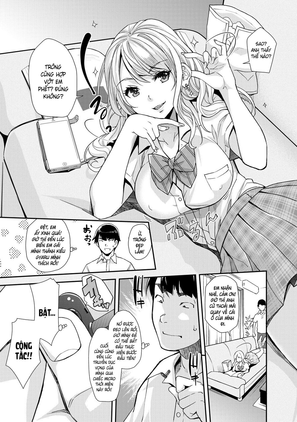 Cô em gái gyaru ra liên tục trong trò chơi thôi... - Chap 1 - 5