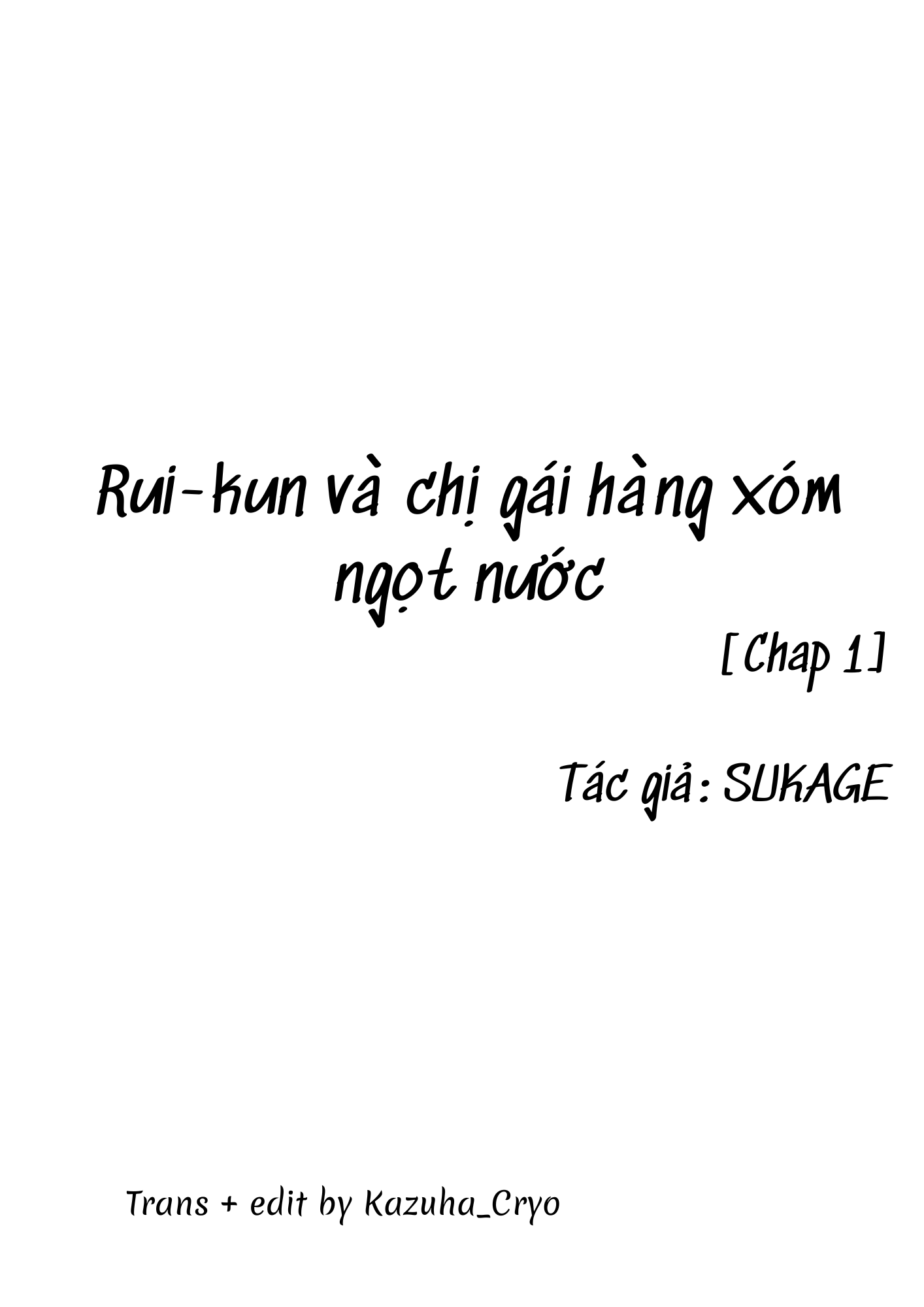 Phịch thủ Rui-kun - Chap 1 - 3