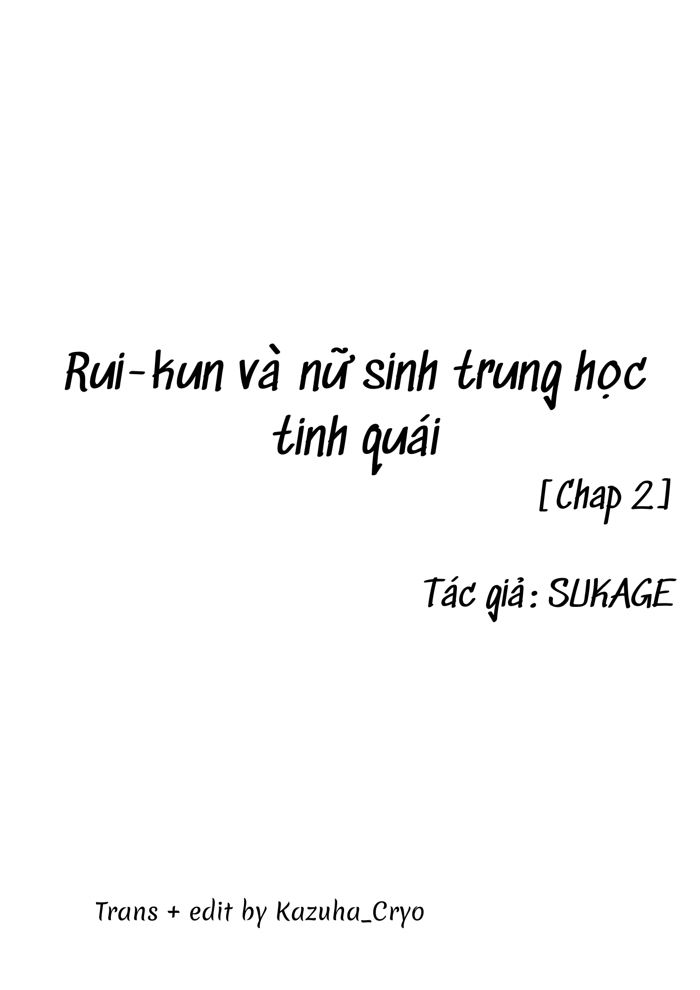 Phịch thủ Rui-kun - Chap 2 - 3