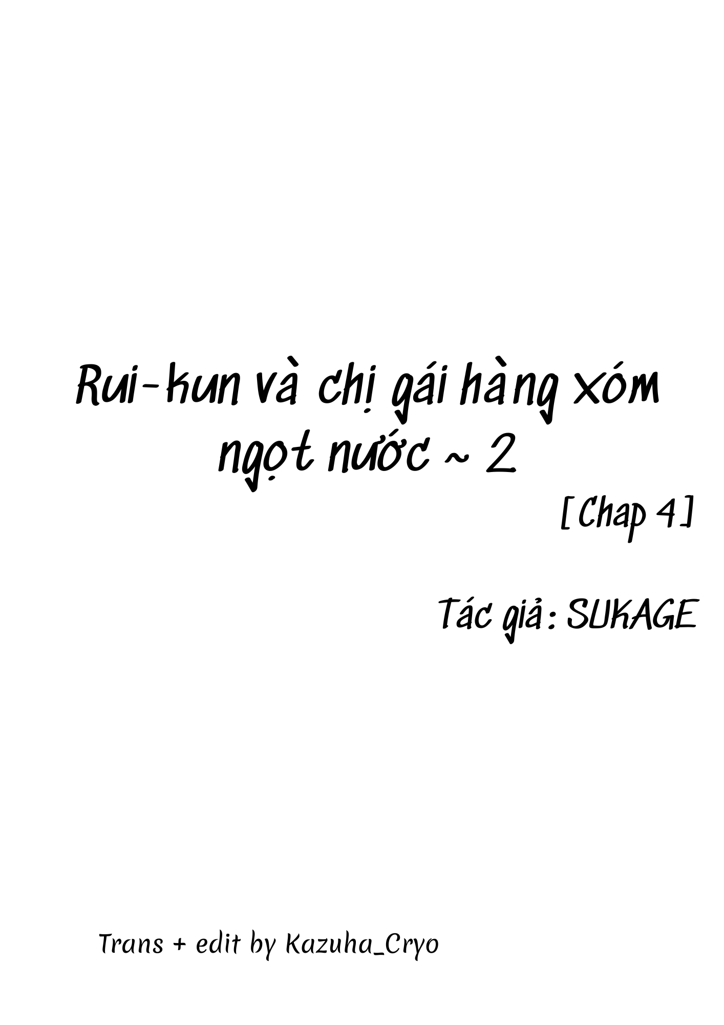 Phịch thủ Rui-kun - Chap 4 - 3