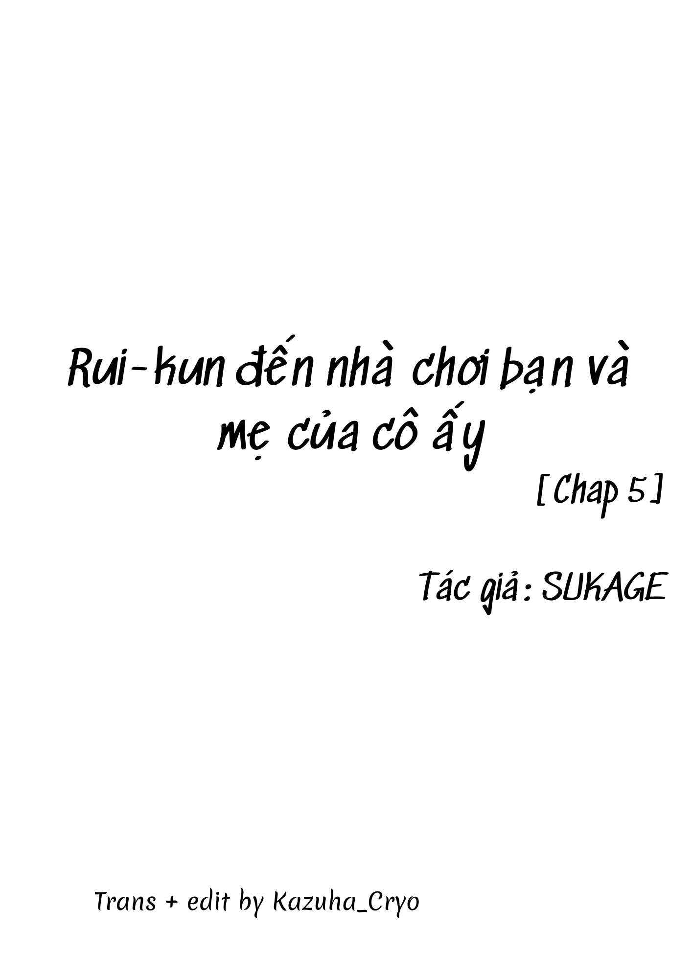 Phịch thủ Rui-kun - Chap 5 - 3