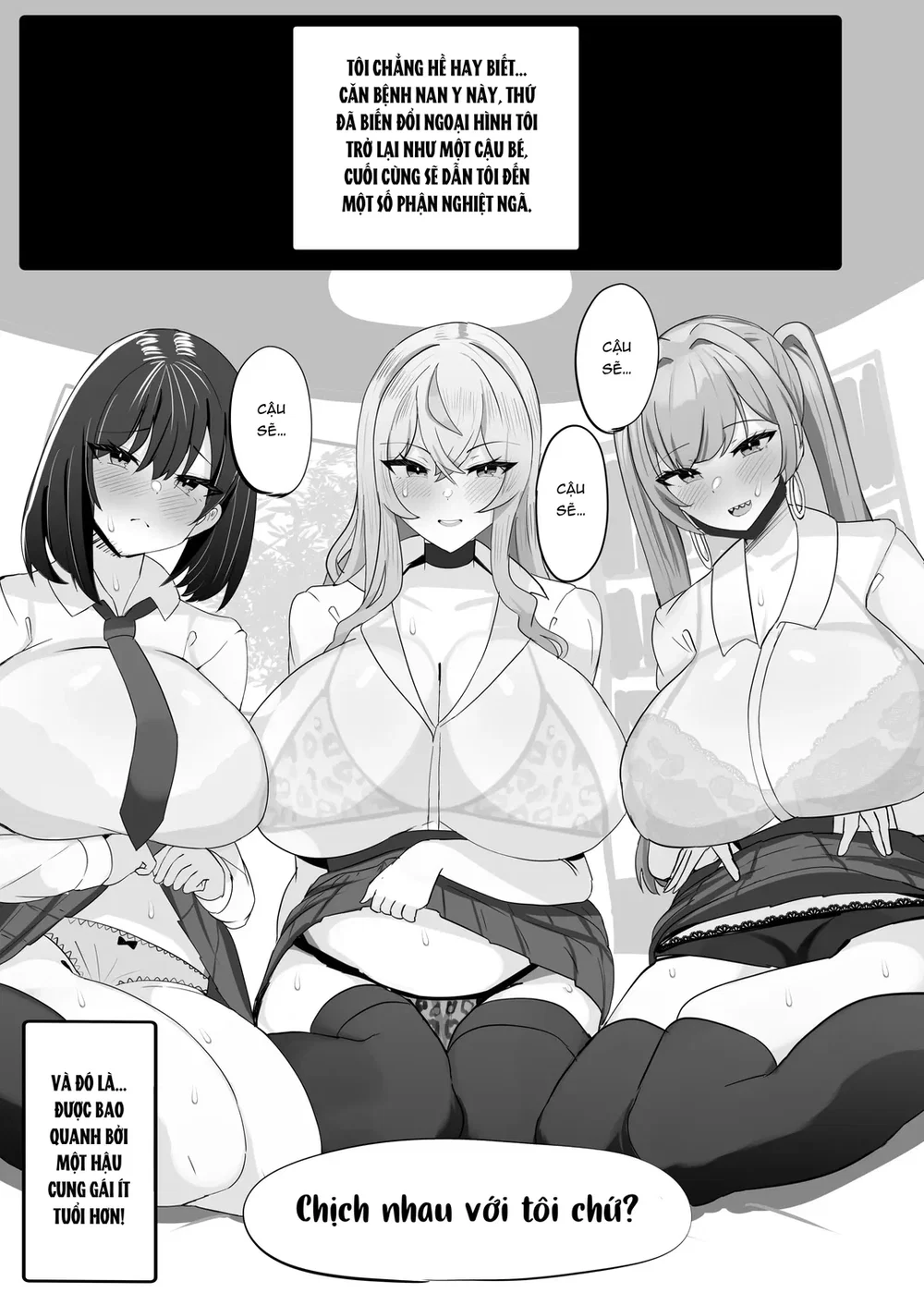 Được dàn harem gal vây quanh - Chap 1 - 4