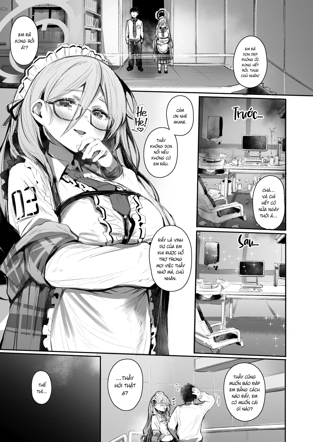 Extra Service Shuujitsu Mitchaku Noukou Houshi - Chap 1 - 2