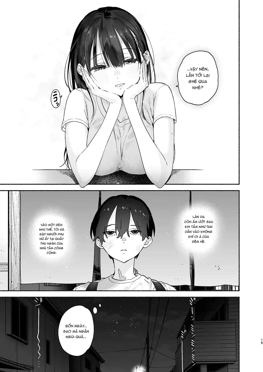 4 ngày hè Giao hòa cùng Chị gái Nhà tắm công cộng - Chap 1 - 14