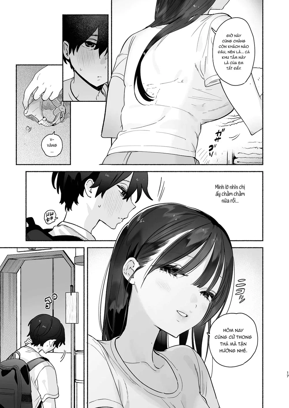 4 ngày hè Giao hòa cùng Chị gái Nhà tắm công cộng - Chap 1 - 16