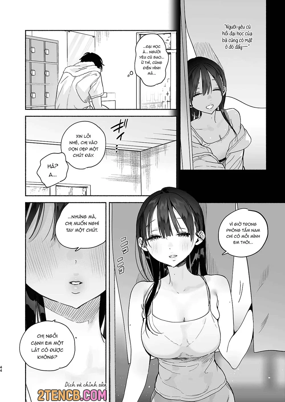 4 ngày hè Giao hòa cùng Chị gái Nhà tắm công cộng - Chap 1 - 43
