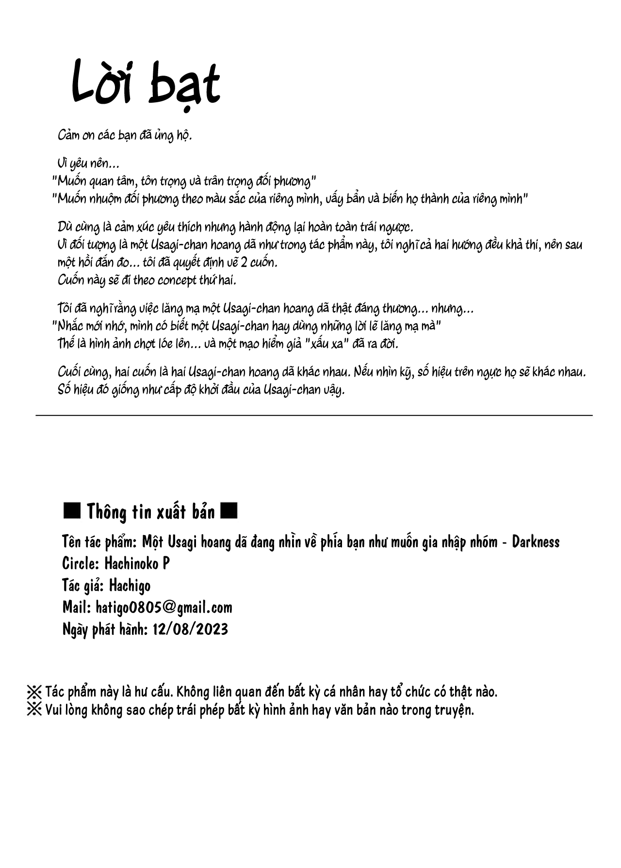 Một Usagi hoang dã đang nhìn về phía bạn như mu... - Chap 2 - 19