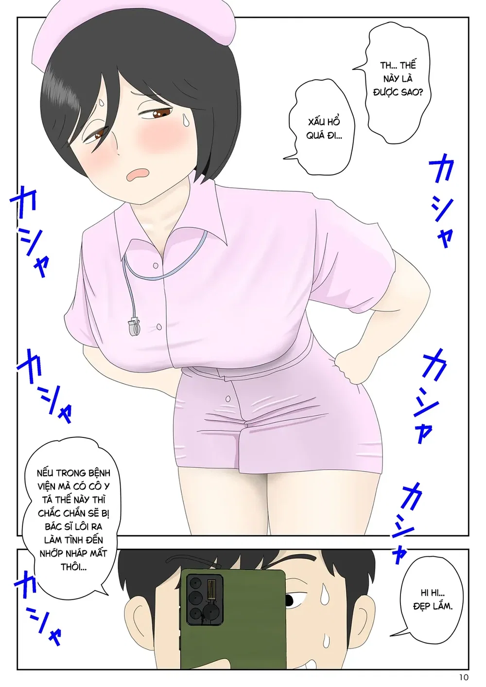 Bị mẹ phát hiện đang rình trộm thủ dâm [Onaneta... - Chap 10 - 10