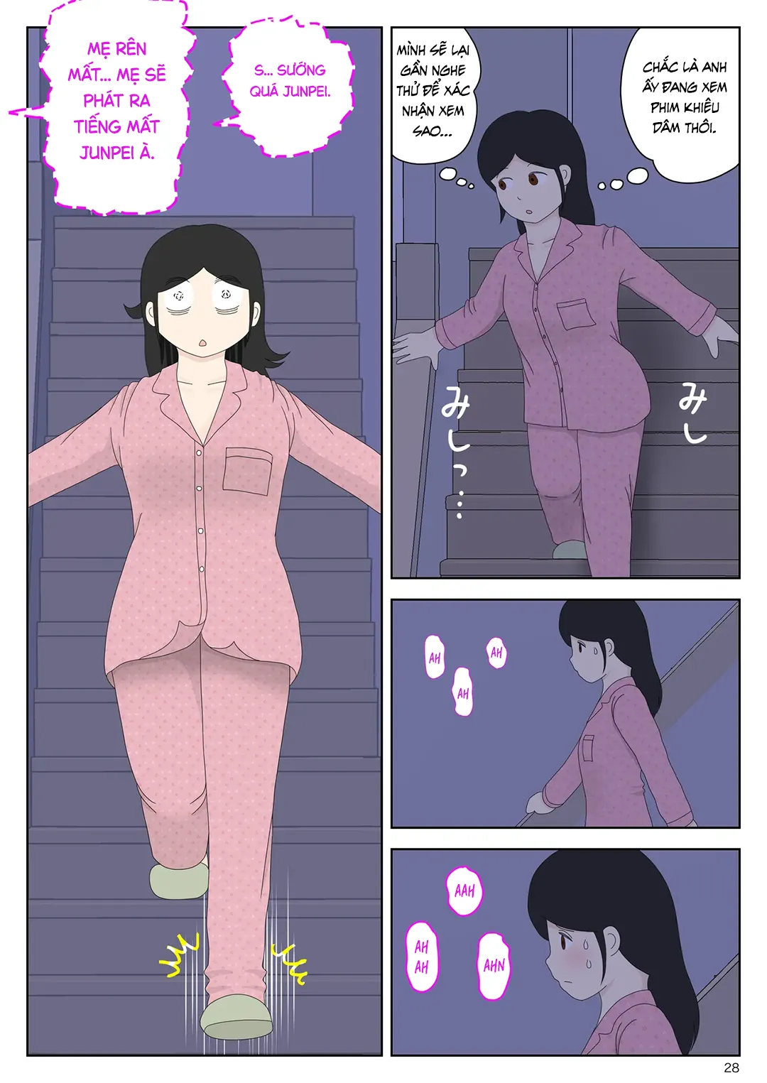 Bị mẹ phát hiện đang rình trộm thủ dâm [Onaneta... - Chap 10 - 28