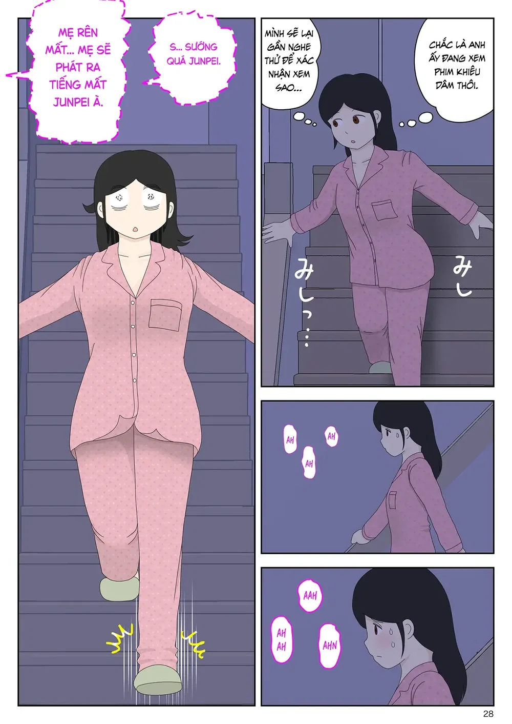 Bị mẹ phát hiện đang rình trộm thủ dâm [Onaneta... - Chap 10 - 28