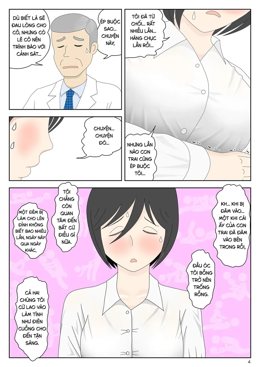 Bị mẹ phát hiện đang rình trộm thủ dâm [Onaneta... - Chap 10 - 4