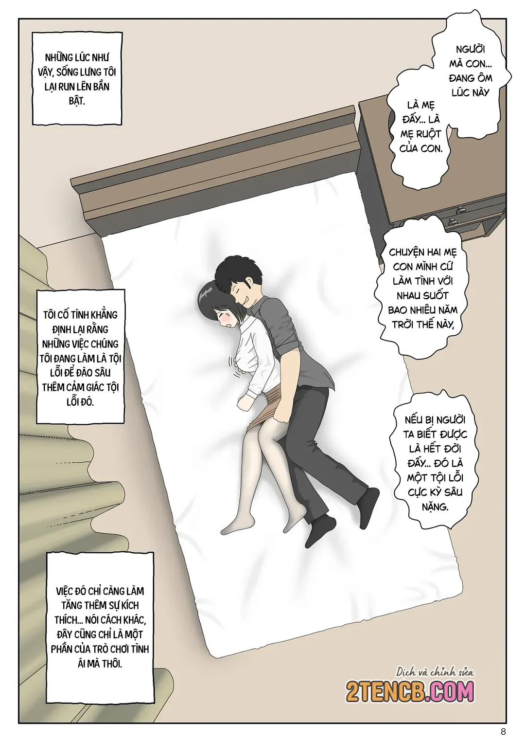 Bị mẹ phát hiện đang rình trộm thủ dâm [Onaneta... - Chap 10 - 8