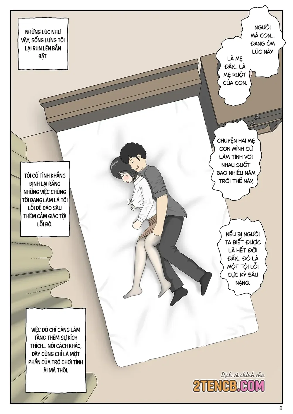 Bị mẹ phát hiện đang rình trộm thủ dâm [Onaneta... - Chap 10 - 8