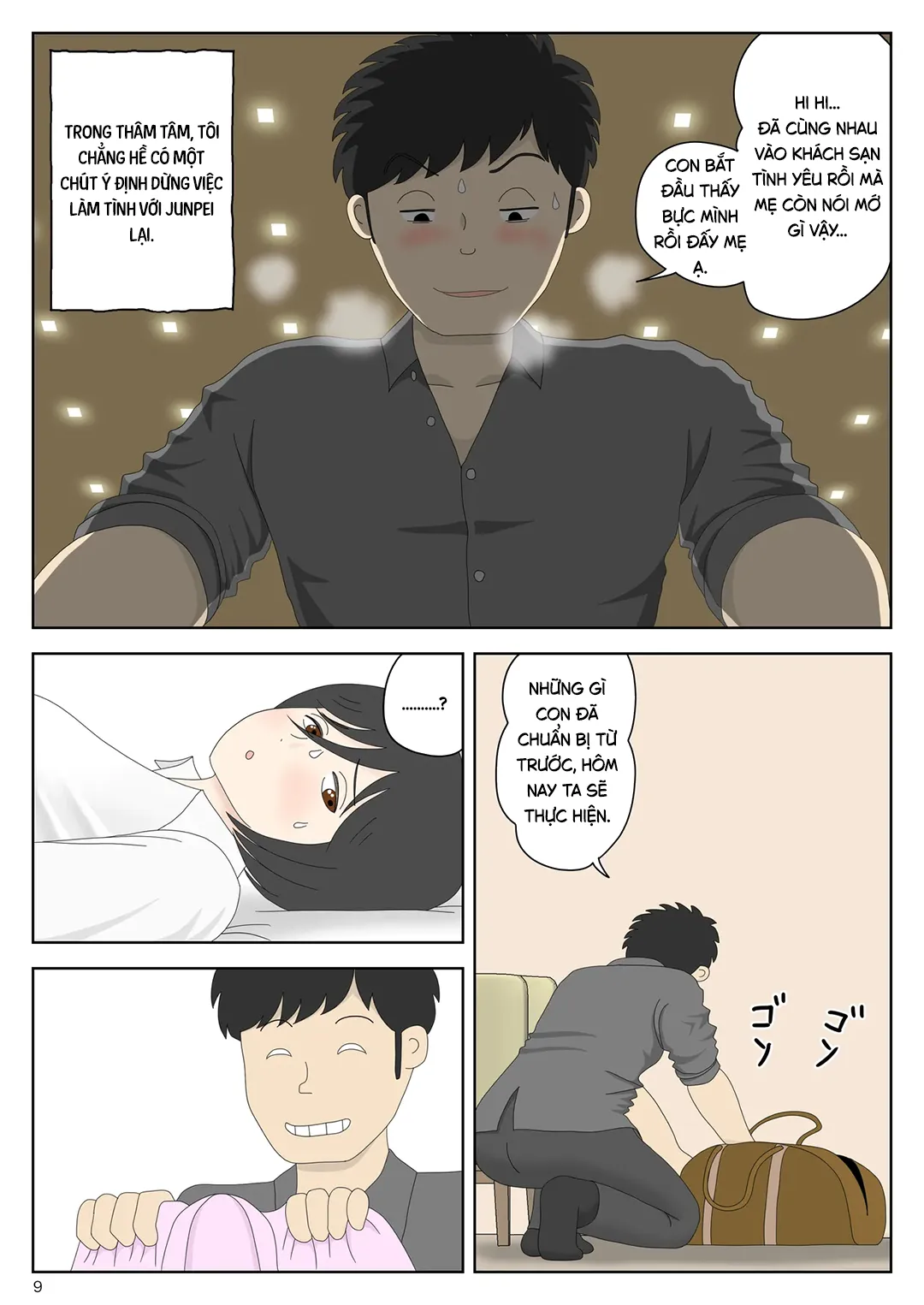 Bị mẹ phát hiện đang rình trộm thủ dâm [Onaneta... - Chap 10 - 9