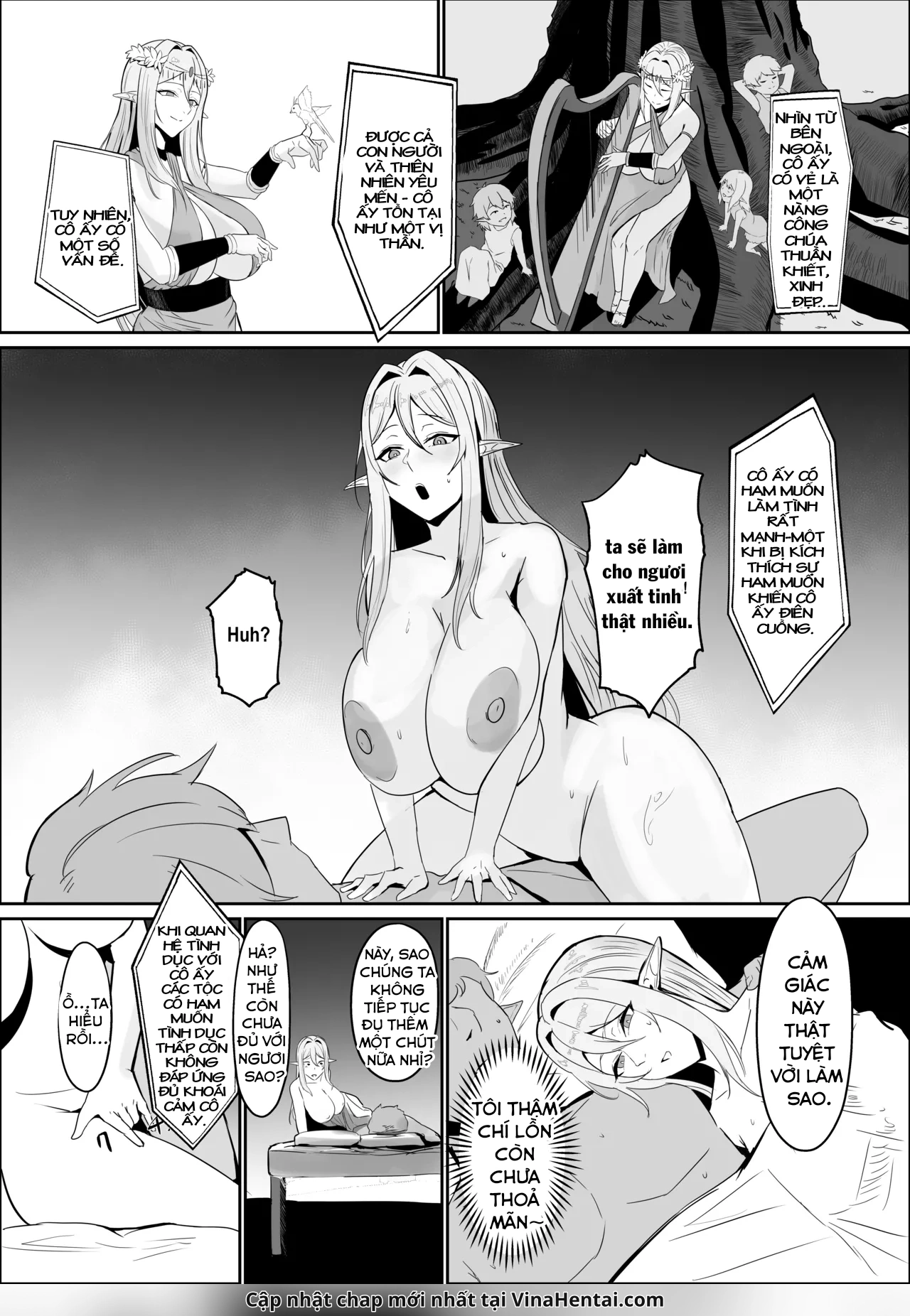 Torawareta Elf Touzen Seidorei no Kei - Oneshot - 14