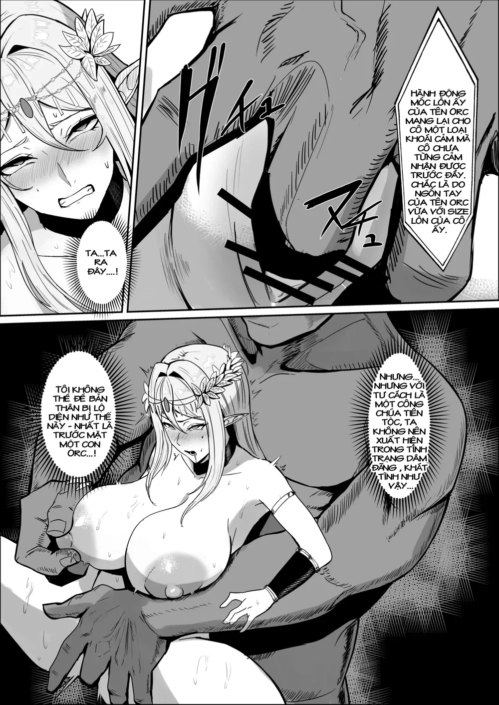 Torawareta Elf Touzen Seidorei no Kei - Oneshot - 15