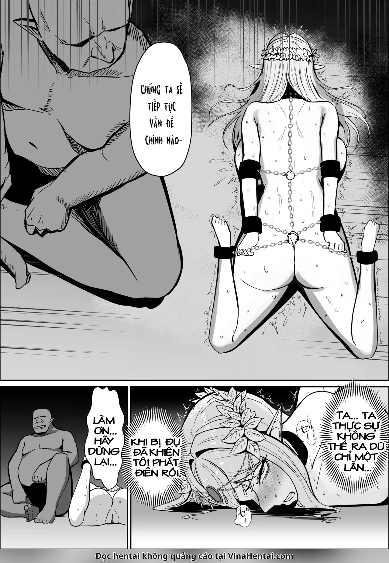 Torawareta Elf Touzen Seidorei no Kei - Oneshot - 19