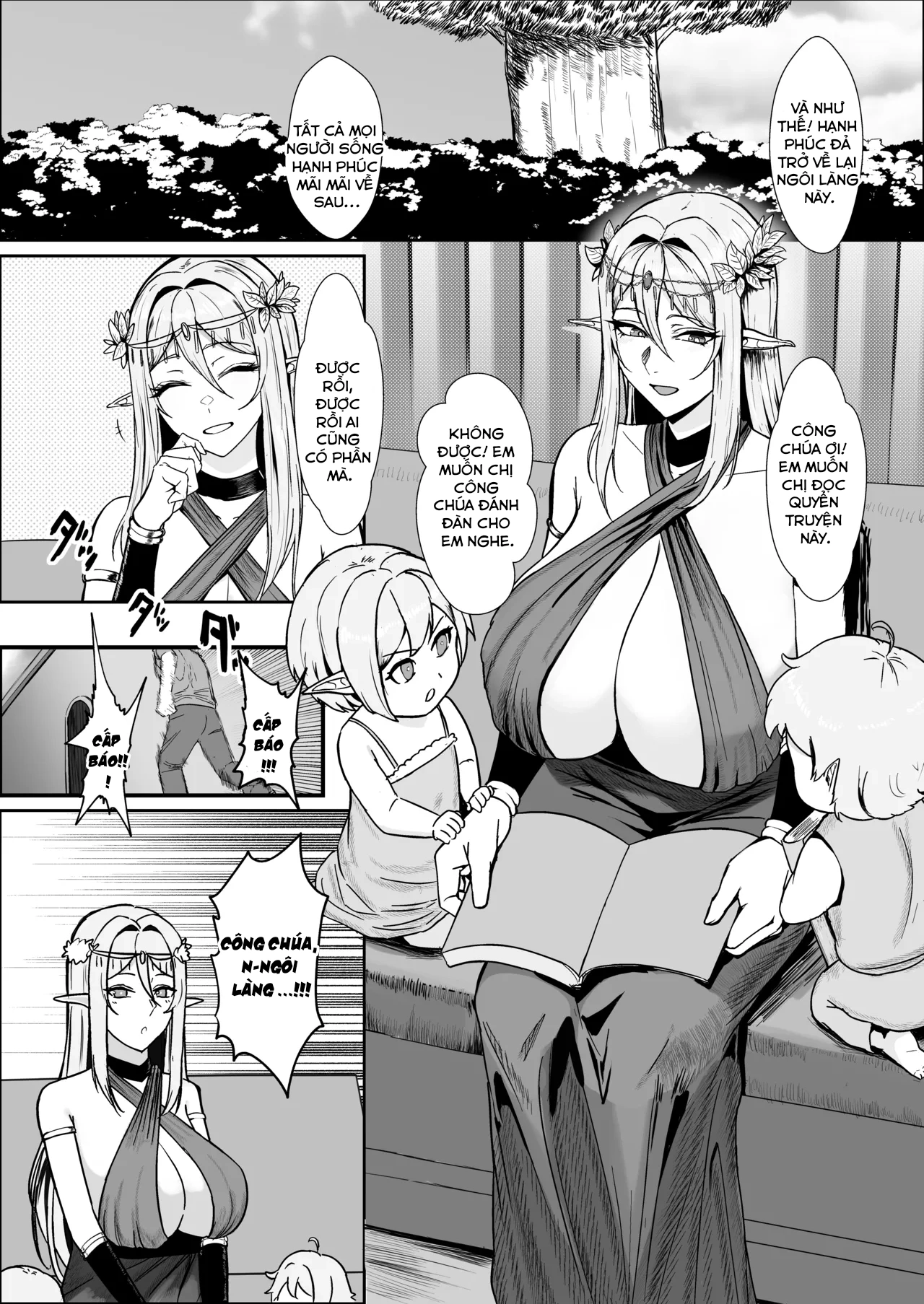 Torawareta Elf Touzen Seidorei no Kei - Oneshot - 2