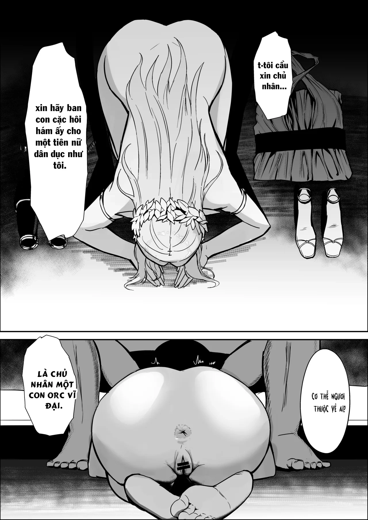 Torawareta Elf Touzen Seidorei no Kei - Oneshot - 21