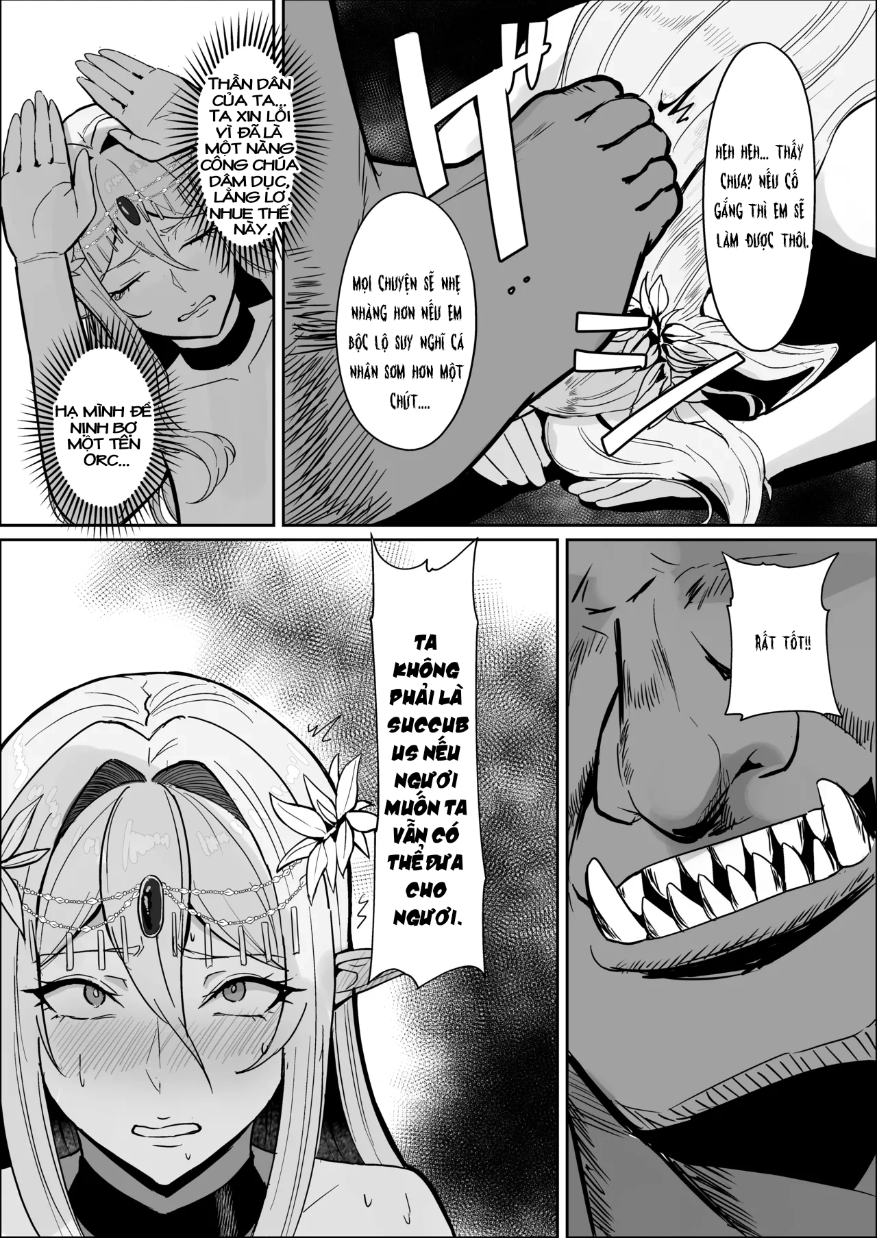 Torawareta Elf Touzen Seidorei no Kei - Oneshot - 22