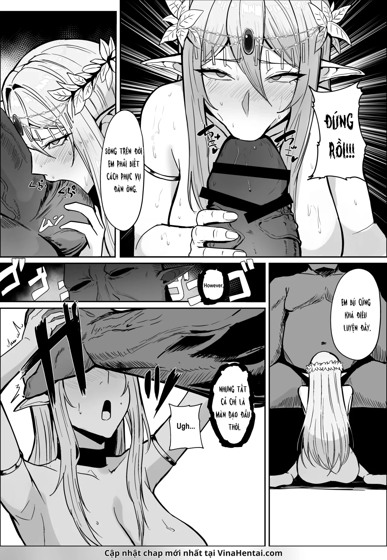 Torawareta Elf Touzen Seidorei no Kei - Oneshot - 24