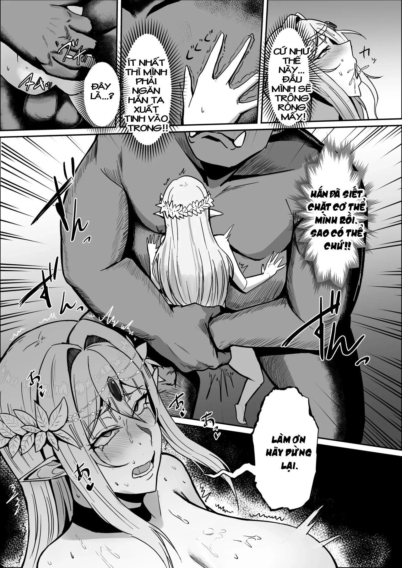 Torawareta Elf Touzen Seidorei no Kei - Oneshot - 27