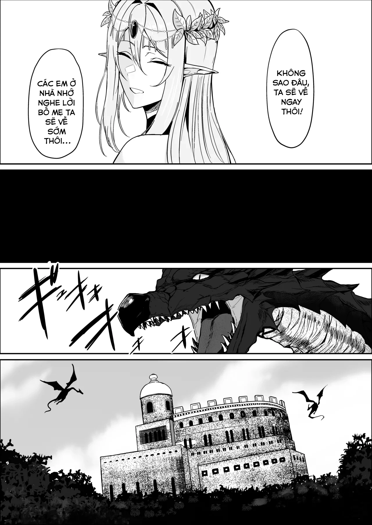 Torawareta Elf Touzen Seidorei no Kei - Oneshot - 5