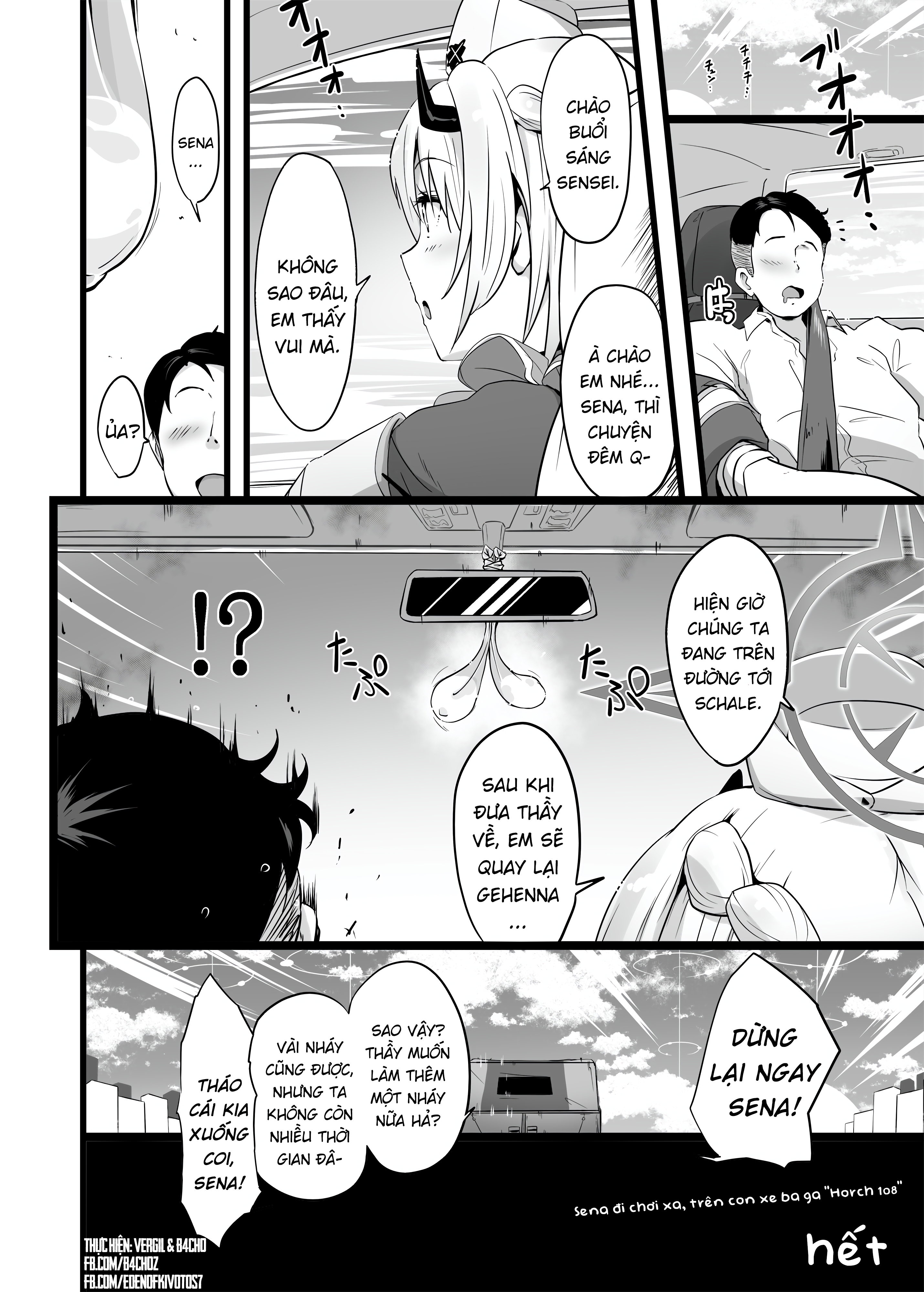 Sena đi chơi xa trên con xe ba ga "Horch 108" - Chap 1 - 19