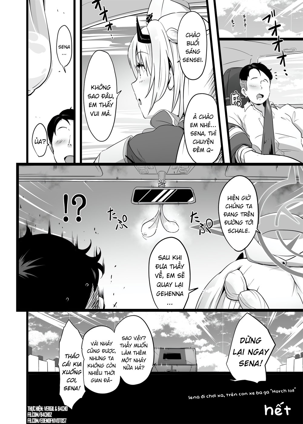 Sena đi chơi xa trên con xe ba ga "Horch 108" - Chap 1 - 19
